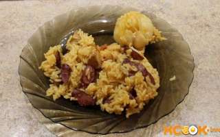 Паэлья в мультиварке (с курицей и морепродуктами) — классический рецепт с фото