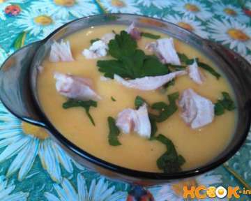 Нежный тыквенный суп-пюре с курицей – приготовление по простому и вкусному рецепту с пошаговыми фото