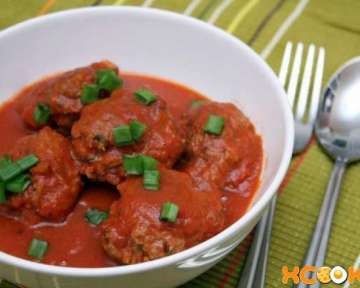 Мясные тефтели в томатном соусе — фото рецепт приготовления