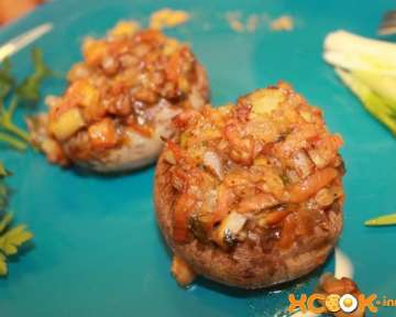Вкусные грибы шампиньоны, фаршированные гречкой – как приготовить просто в духовке, рецепт с пошаговыми фото