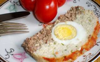Домашний мясной хлеб с яйцом – рецепт с пошаговыми фото, как приготовить в духовке из куриного и говяжьего фарша