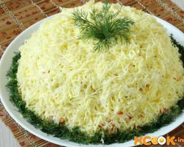 Вкусный салат с яблоком, морковью и сыром слоями – как приготовить в домашних условиях просто, рецепт с пошаговыми фото