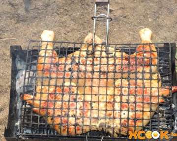 Шашлык из курицы на мангале – рецепт маринования и приготовления на решетке с пошаговыми фото