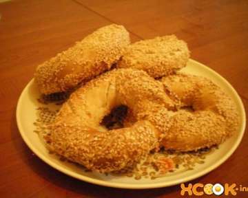 Турецкие бублики симиты — фото рецепт приготовления