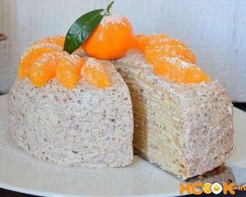 Сладкий торт из блинов с кремом – пошаговый рецепт фото, как его приготовить с творогом или сыром маскарпоне