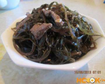 Салат из сухой морской капусты по-корейски – пошаговый рецепт с фото приготовления в домашних условиях