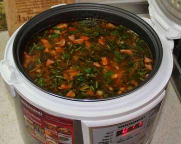 Суп солянка сборная мясная в мультиварке – пошаговый рецепт с фото, как приготовить в домашних условиях