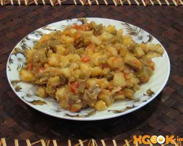 Баклажанное рагу с картошкой – пошаговый рецепт с фото приготовления в домашних условиях