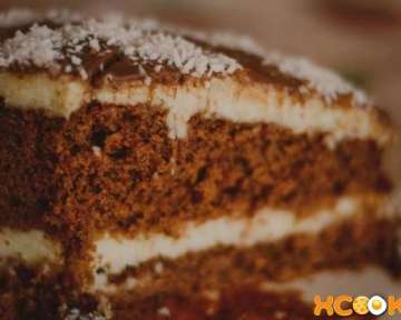 Шоколадный торт Баунти с манкой – пошаговый рецепт с фото, как приготовить в домашних условиях