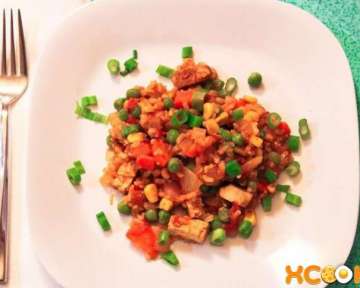 Овощная паэлья с грибами — пошаговый рецепт с фото по приготовлению