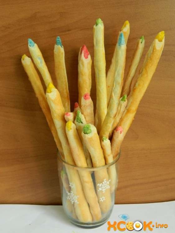печенье карандаши
