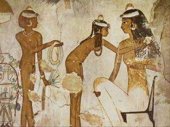 эпиляция волос воском в Древнем Египте