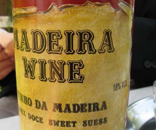 этикетка вина madeira