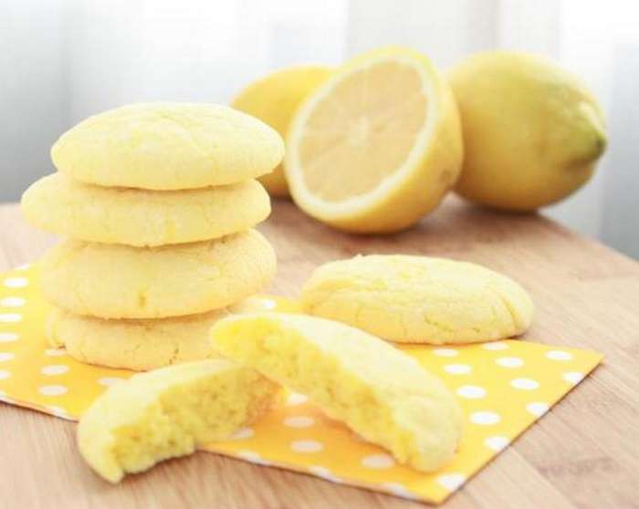печенье с лимонной цедрой
