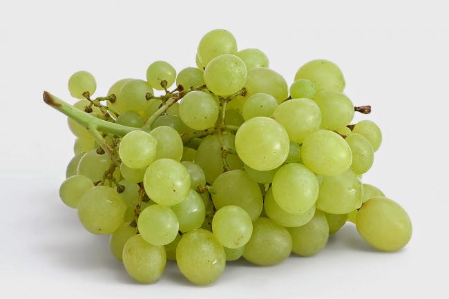 гроздь белого винограда