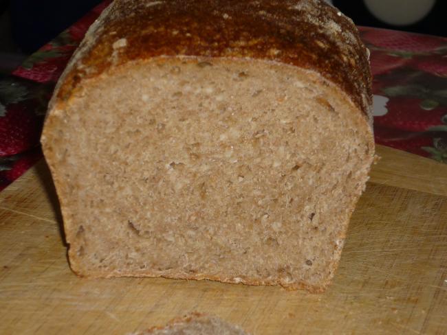 домашний зерновой хлеб