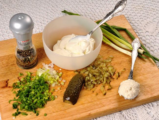 ингредиенты для приготовления соуса