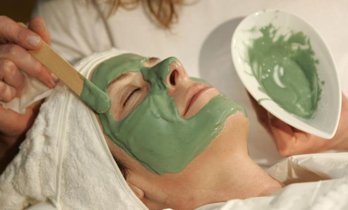 зеленая альгинатная маска