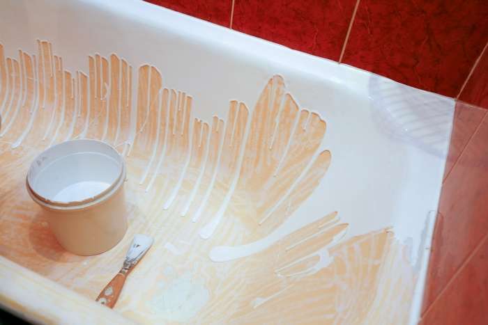 реставрация акриловой ванны