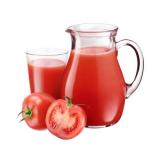 томатный сок в графине и стакане