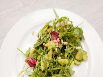 зеленый салат рецепт