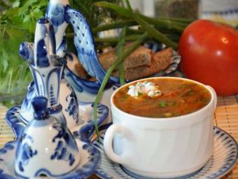 грузинский суп харчо из телятины - фото рецепт приготовления