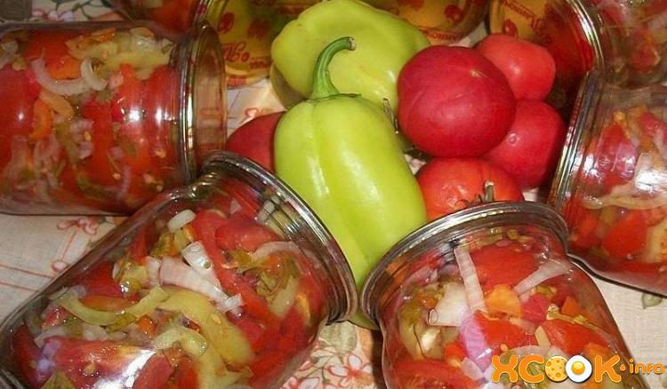 Салат из помидоров на зиму пальчики оближешь — пошаговый рецепт с фото