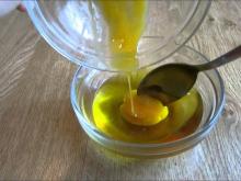 подсолнечное масло и яйцо