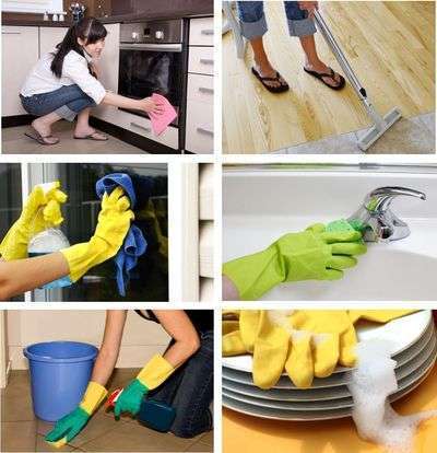 мытье кухни